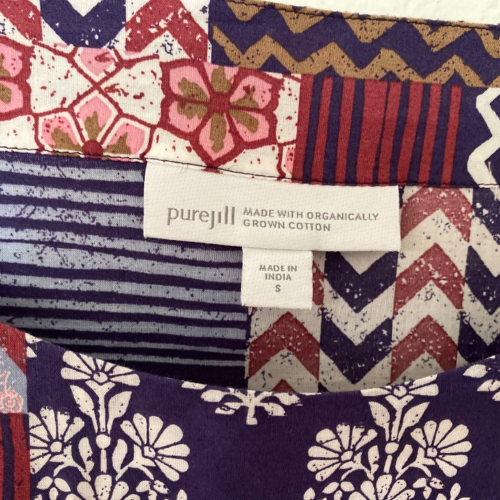 J Jill Patchwork Top S - image 7